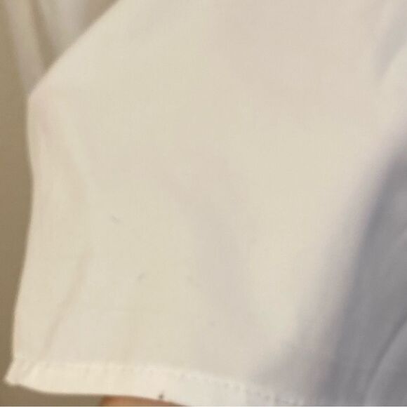 White lace Long Sleeve wedding elopement modest Courthouse LDS Temple dress S - Picture 9 of 14